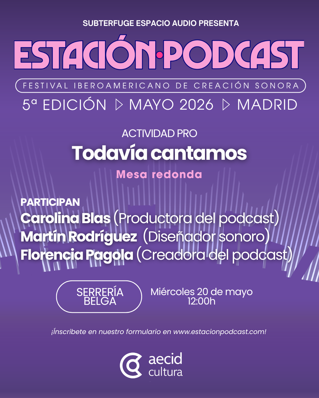 Podcast Todavía cantamos. Historias de canciones que fueron refugio